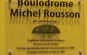 Boulodrome  Mimi   ROUSSON